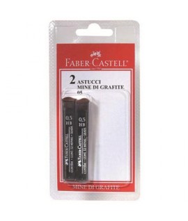 MINE 0,5MM FABER-CASTELL HB BL2*12PZ