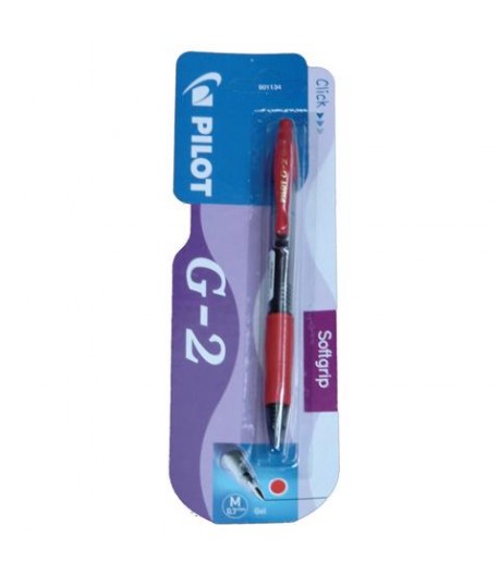 PENNA SFERA PILOT G2 SCATTO ROSSO BL.1