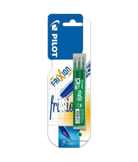 REFILL PILOT FRIXION 07 VERDE BL.3