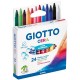 PASTELLI CERA GIOTTO 2822 24 COL. BL