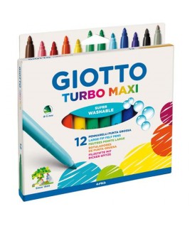PENNARELLI GIOTTO TURBOMAXI 12 COL. BL