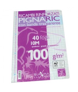 RICAMBIO A4 RINFORZATO 100GR 40FF 10MM