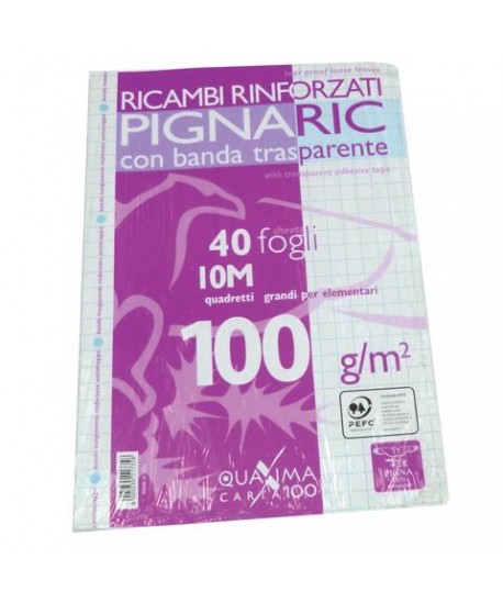 RICAMBIO A4 RINFORZATO 100GR 40FF 10MM