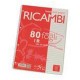 RICAMBIO QUAXIMA FORATO A4 80G 80FF 1R