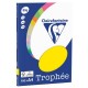 CARTA TROPHEE 80G A4 GIALLO FLUO 100FF