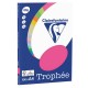 CARTA TROPHEE 80G A4 ROSA FLUO 100FF