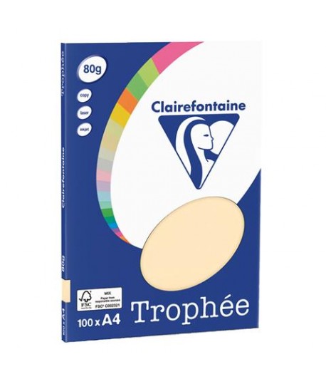 CARTA TROPHEE 80G A4 CAMOSCIO 4106 100FF