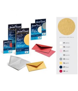 BUSTE SPEC EVENTS 120G 11X22 ORO 10PZ