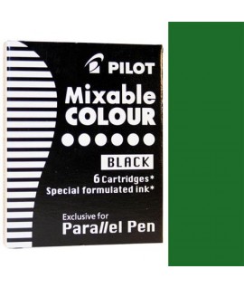 CARTUCCE PILOT PARALLEL PEN VERDE 6PZ