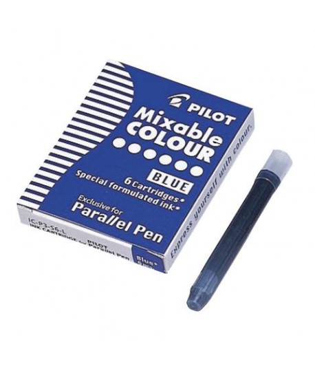 CARTUCCE PILOT PARALLEL PEN BLU 6PZ