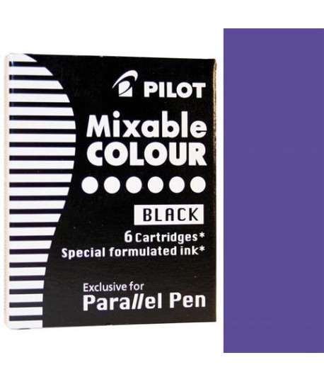 CARTUCCE PILOT PARALLEL PEN VIOLA 6PZ