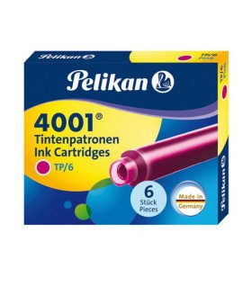 CARTUCCE STILO PELIKAN TP6 ROSA 6PZ