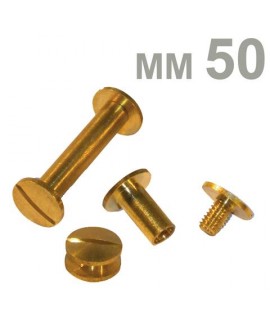 VITI SEPOLTE IN OTTONE N5 MM50