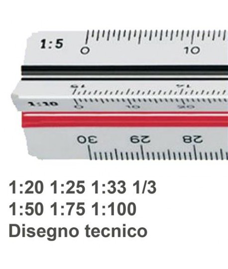 SCALIMETRO M+R 16350010 A 6 SCALE 30CM