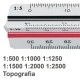 SCALIMETRO M+R 1637 1:500/1000/1250/1500