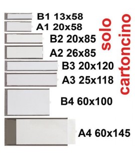 SACCHETTO DI 100 CARTONCINI IES A4