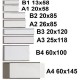 SACCHETTO PORTAETICHETTE IES A4 100PZ