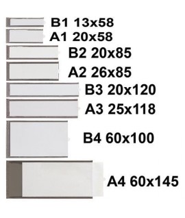 SACCHETTO PORTAETICHETTE IES A4 100PZ