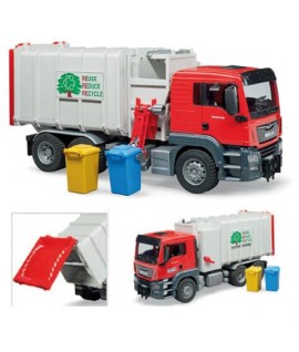 BRUDER 03761 CAMION MAN TGS TRAS.RIFIUTI