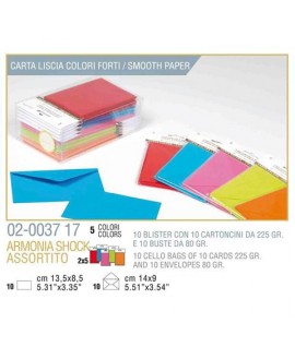 BIGLIETTO ARMONIA F.TO9 COLORI FORTI