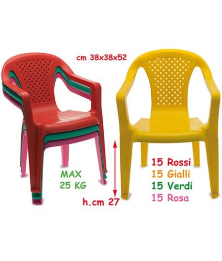 TEOREMA 64372/80212 SEDIA C/POGGIABRACCI
