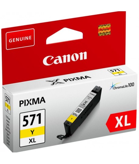 CARTUCCIA CANON CLI-571XL GIALLO 0334C