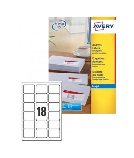 ETICHETTE AVERY L7163 A4 99X38 100FF