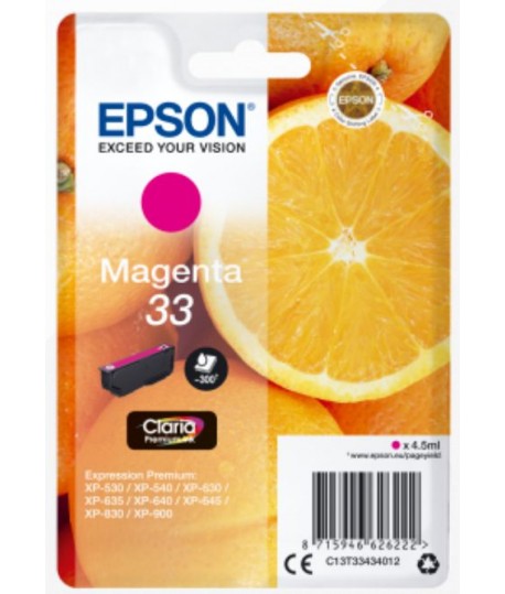 INKJET EPSON T3343 ARANCIA MAGENTA