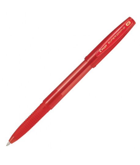 PENNA PILOT G-SUPERGRIP CAPPUC M ROSSO