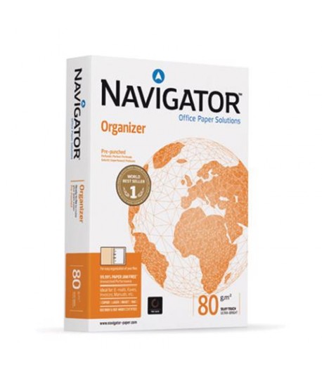 CARTA NAVIGATOR ORGANIZ. 4FORI 80G 500FF