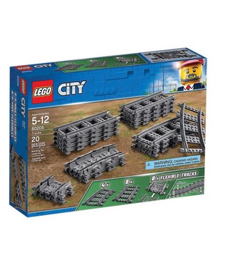 LEGO CITY 60205 BINARI E CURVE