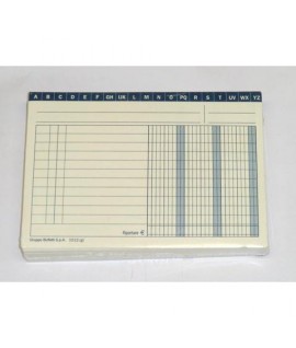 SCHEDA 15X10 ORIZ. 3 COL. 100PZ