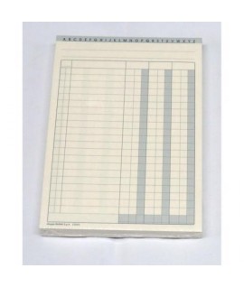 SCHEDA 15X21 VERT. 3 COL. E3333 100PZ