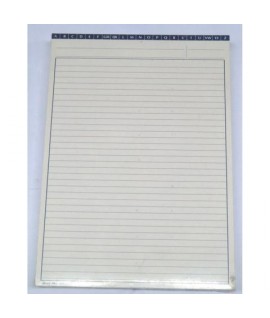 SCHEDA 21X30 VERT. RIGHE DU1560 100PZ