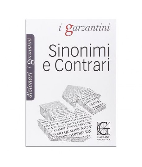 DIZIONARIO GARZANTINI SINONIMI/CONTRARI