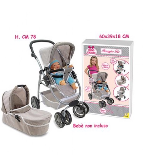 TEOREMA 74127 PASSEGGINO METALLO TRIO