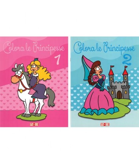 COLORA LE PRINCIPESSE 1-2 BABY BOOK