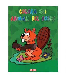 COLORA GLI ANIMALI DEL BOSCO BABY BOOK