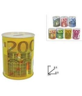 SALVADANAIO LATTA PICCOLO EURO MI001519