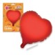 PALLONCINO POLIAMMIDE CM.50 CUORE ROSSO