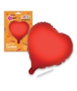 PALLONCINO POLIAMMIDE CM.50 CUORE ROSSO