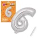 PALLONCINO 6 POLIAMMIDE CM.35 ARGENTO