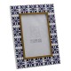 PORTAFOTO LEGNO DECOR BLU CM19X24 510498