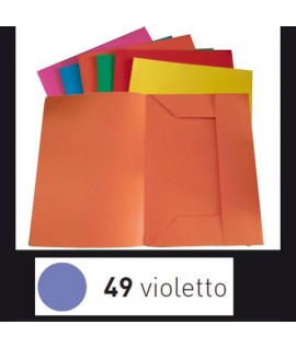 CARTELLA FAVINI 3 LEMBI VIOLETTO 25PZ