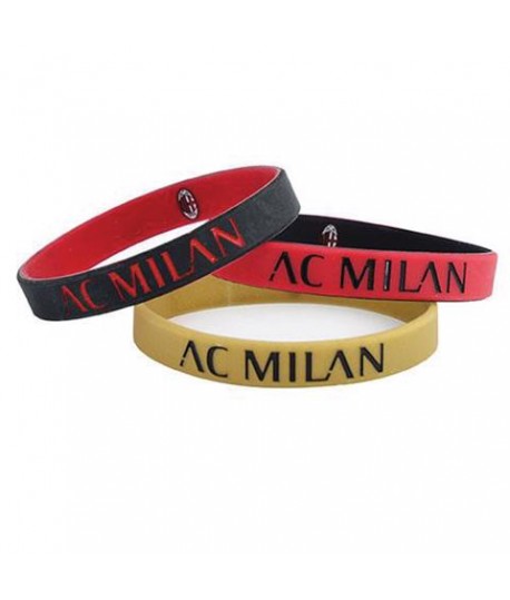 TRIS BRACCIALETTI SILICONE MILAN 1315