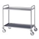 CARRELLO INOX 2PIANI CM100X50 X95H