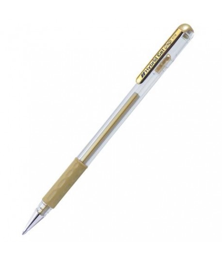 ROLLER PENTEL HYBRID GEL GRIP MET. ORO