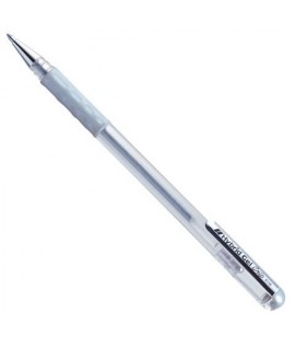 ROLLER PENTEL HYBRID GRIP METAL ARGENTO