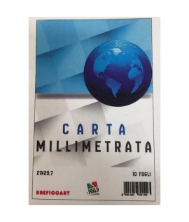 CARTA MILLIMETRATA BREFIO FF10 A4