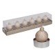 CANDELA SFERA CHAMPAGNE 6PZ 550939